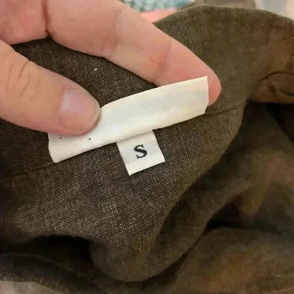 Bryn Walker Jacket Womens Small Linen Lagenlook Oversized Made in USA - Picture 4 of 5